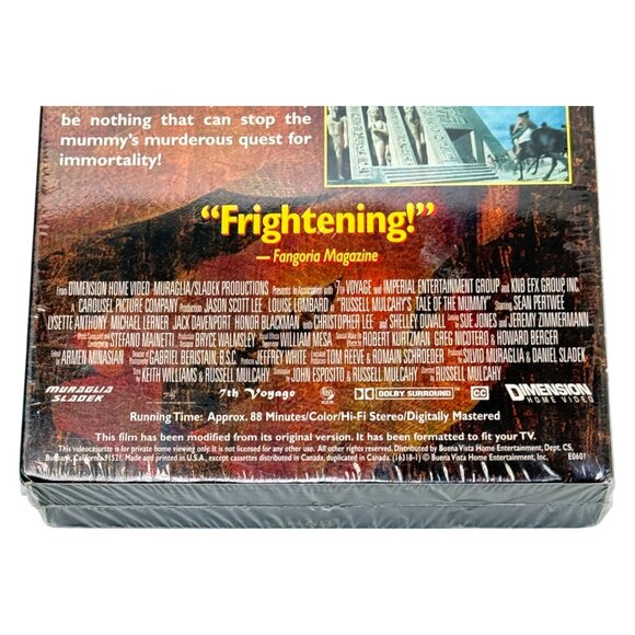 Russell Mulcahys Tale of the Mummy Vintage VHS New Sealed Horror - Picture 4 of 4